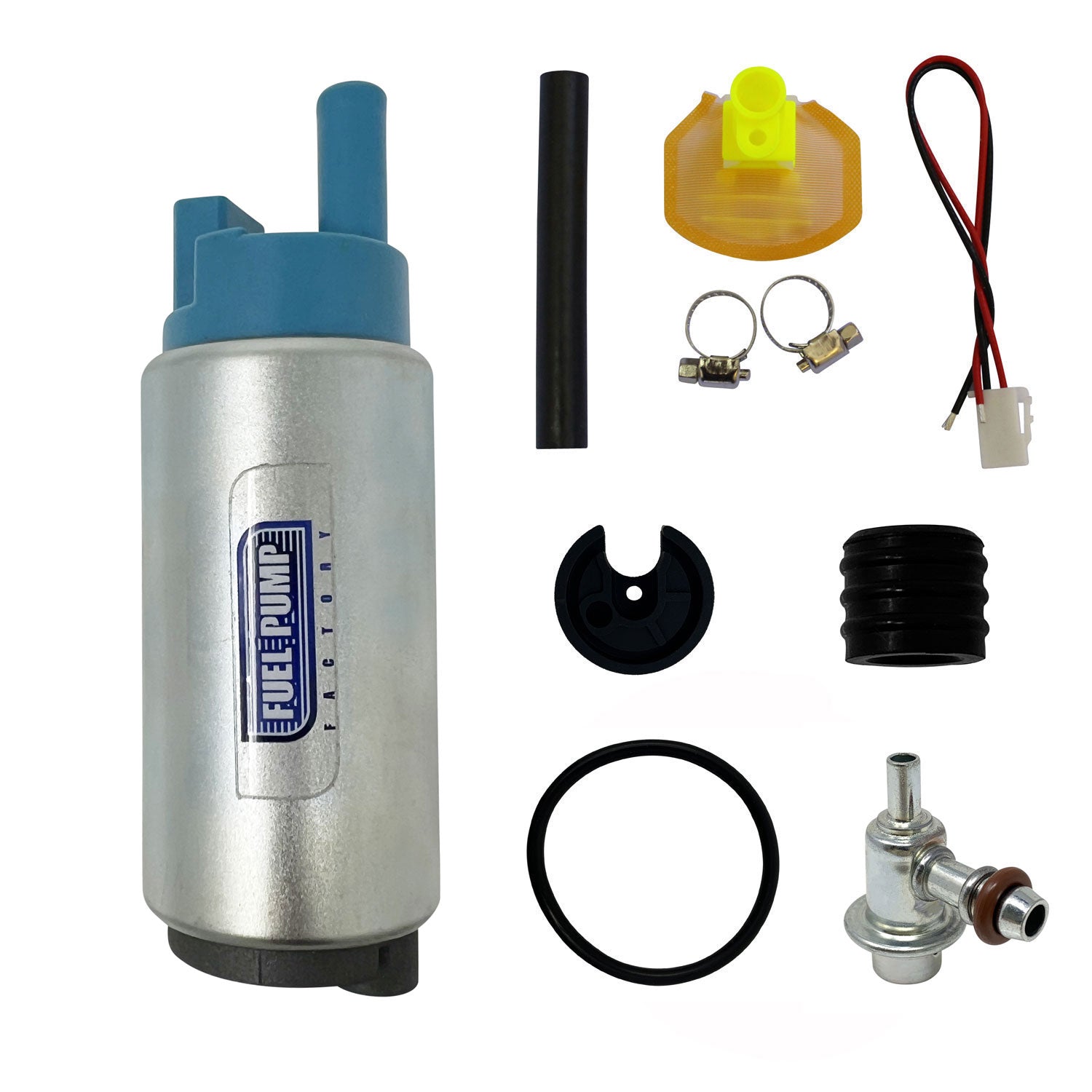 Fuel Pump (Harnesss type) w/ Regulator for Suzuki GSX-R1000 2001-2004, Replaces Suzuki 15100-16G00, 15100-35F30