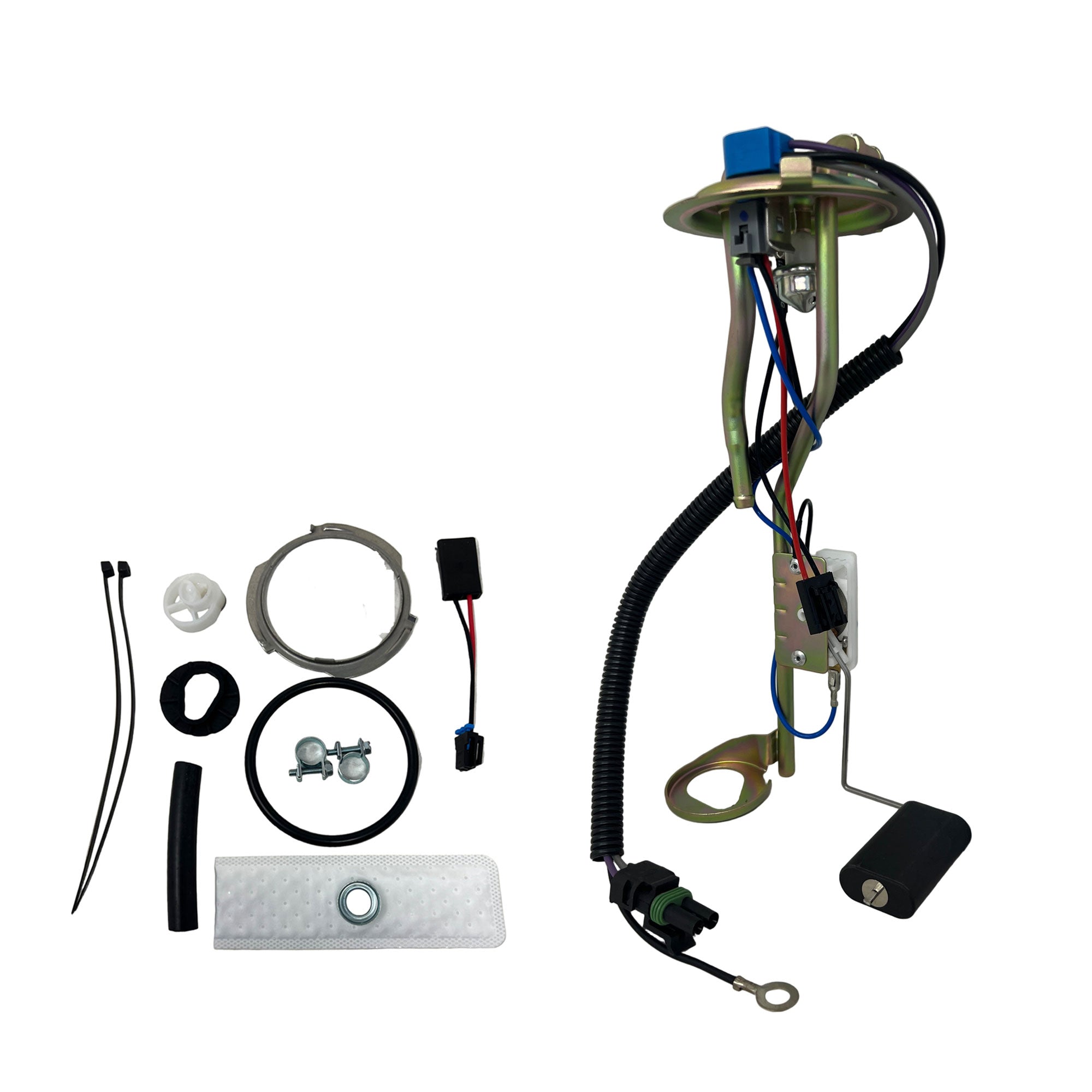 FH-1002 LS Swap Fuel Pump Hanger w/ Barb Fittings for 1973-1991 Square Body Pickup, C10 / C20 / C30, K10 / K20 / K30, R10 / R20 / R30, V10 / V20 / V30