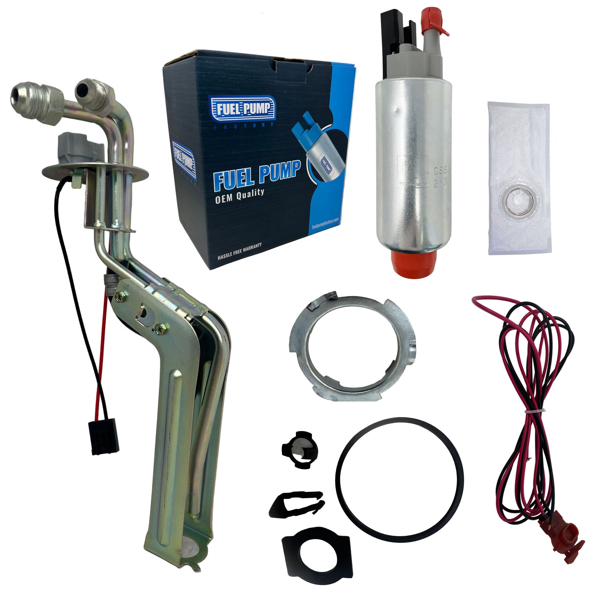 FH-1005 Fuel Pump Hanger 8AN-6AN Fitting for Fox/SN95 86-97 Mustang