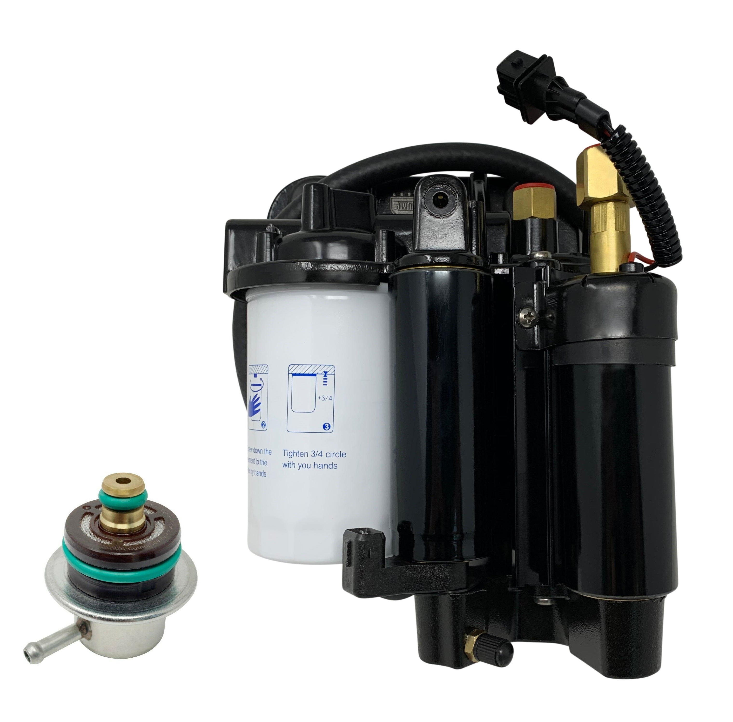 FP-5138 Fuel Pump compatible with Volvo Penta 4.3/5.0/5.7/7.4 Electric Fuel Pump Replace 3869255, 3861355, 21608511, 23306461, 21545138, 3860210 , 3594444