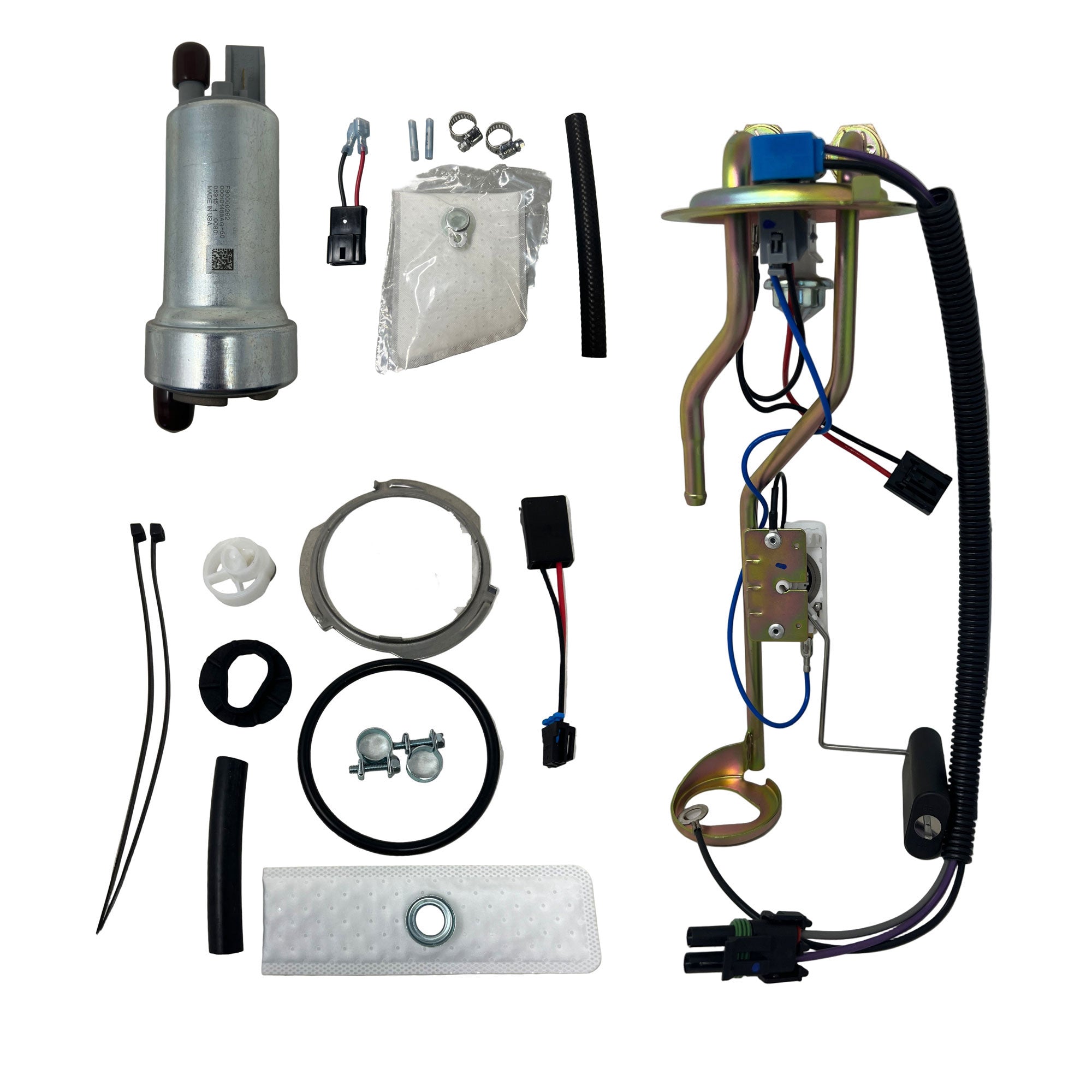 FH-1001 LS Swap Fuel Pump Hanger w/ 6AN Fittings for 1973-1991 Square Body Pickup, C10 / C20 / C30, K10 / K20 / K30, R10 / R20 / R30, V10 / V20 / V30