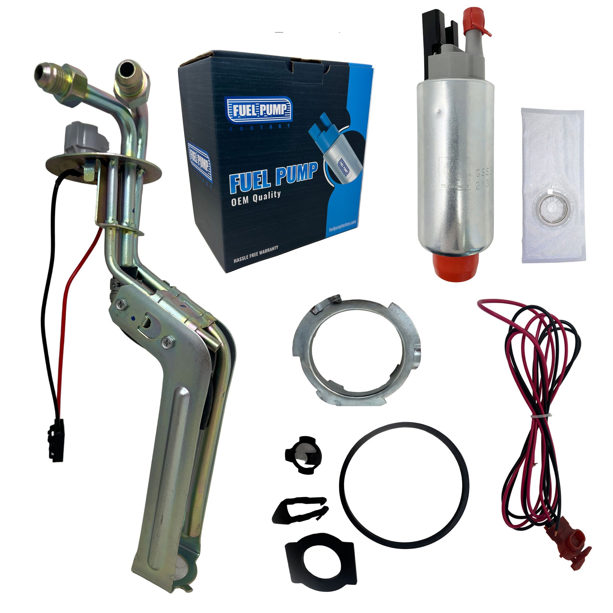 FH-1006 Fuel Pump Hanger 6AN-6AN Fitting for Fox/SN95 86-97 Mustang