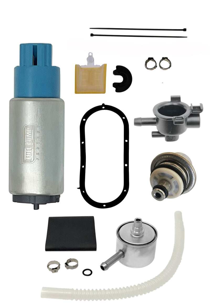 Fuel Pump W/Regulator, Housing & Seal For 02-07 Harley Davidson Touring Road king / Street Glide / Electra Glide / Road Glide and Fuel filter